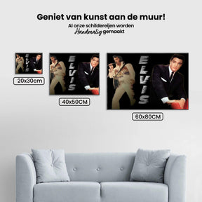 Diamond Painting Elvis Presley twee fases - SEOS Shop ®