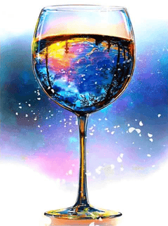 Diamond Painting Fantasie Wijnglas - SEOS Shop ®