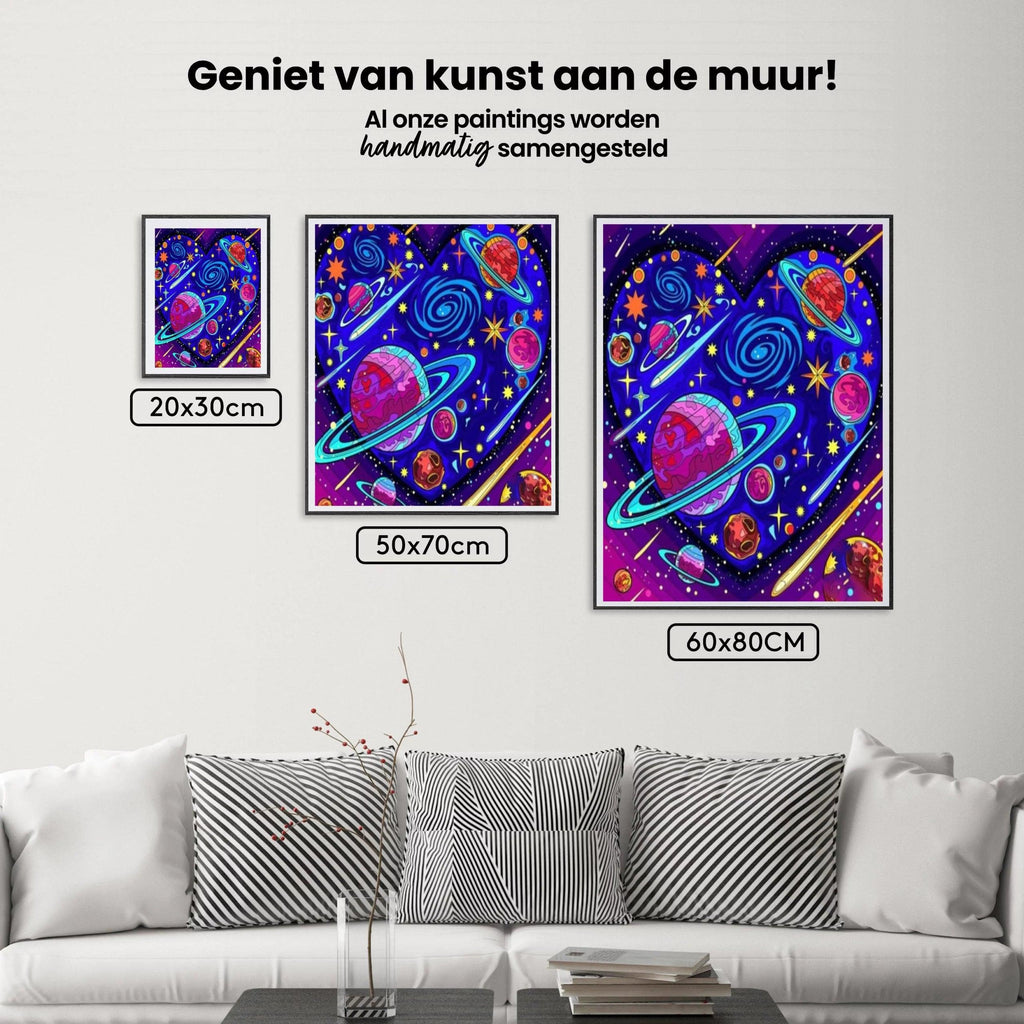 Diamond Painting Galaxy Hart - SEOS Shop ®
