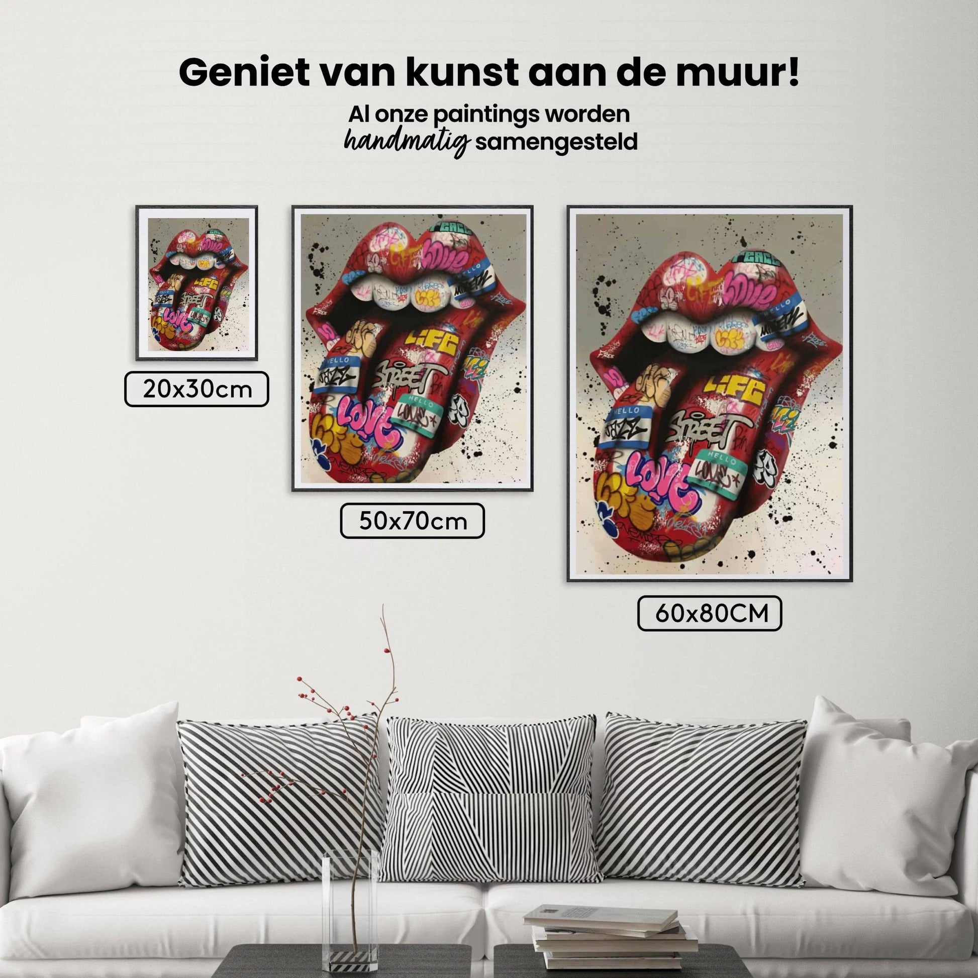 Diamond Painting Gekleurde Tong - SEOS Shop ®