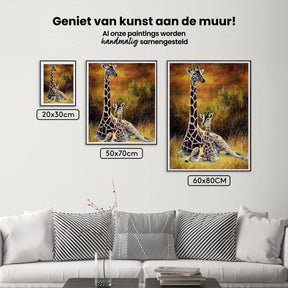 Diamond Painting Giraf Moeder en Kind – SEOS Shop ®