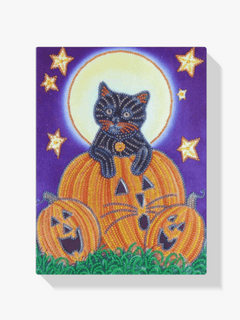 Diamond Painting Griezelige Pompoen Man - SEOS Shop ®