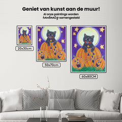 Diamond Painting Griezelige Pompoen Man - SEOS Shop ®