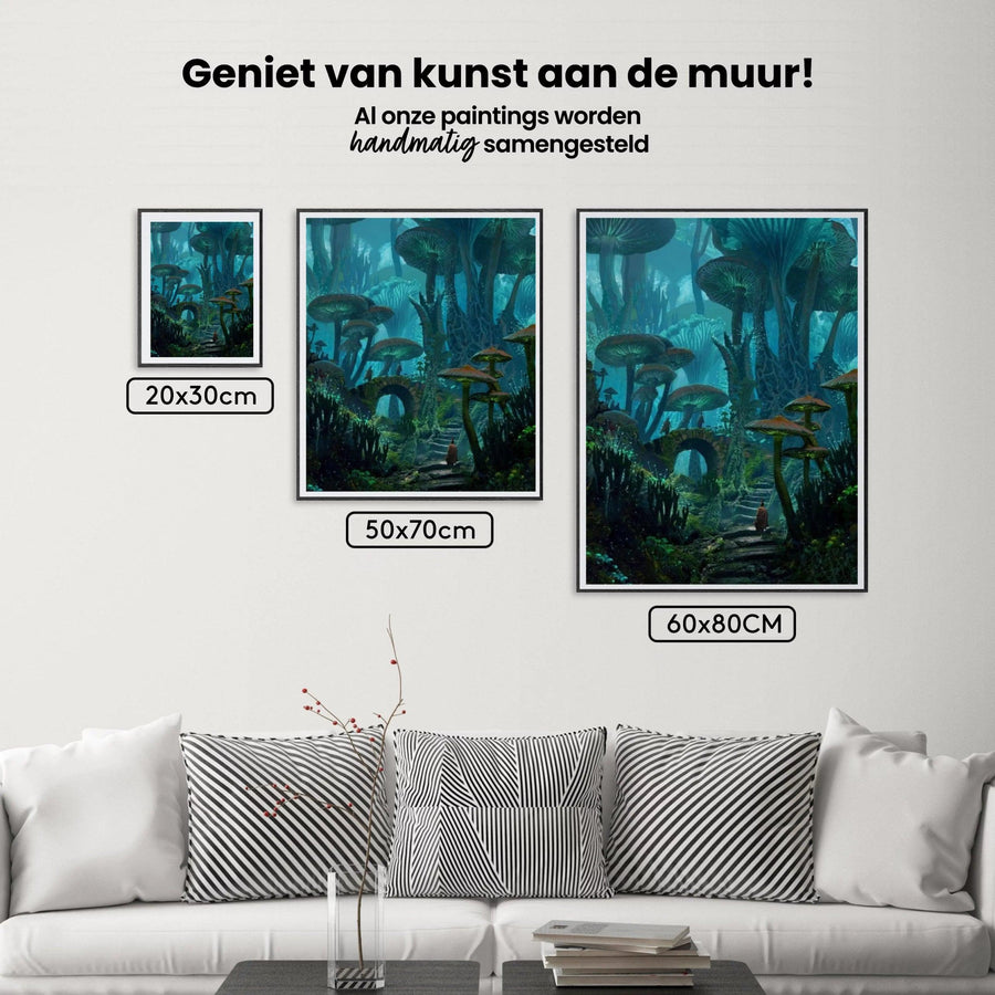 Diamond Painting Grote Paddenstoelen Wereld - SEOS Shop ®