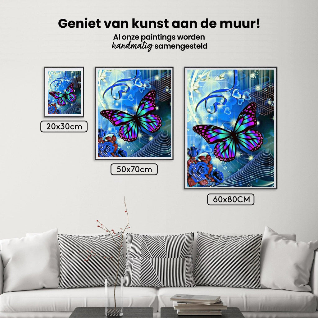 Diamond Painting Hart en Vlinder - SEOS Shop ®