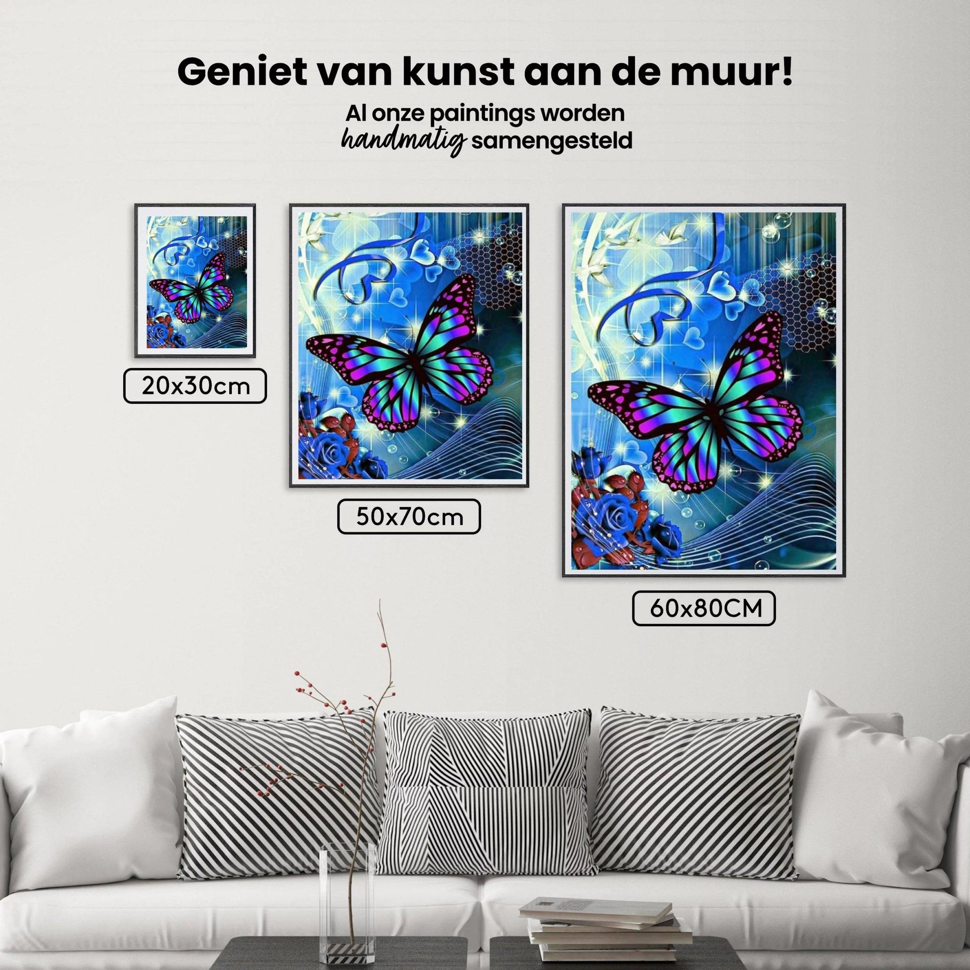 Diamond Painting Hart en Vlinder - SEOS Shop ®