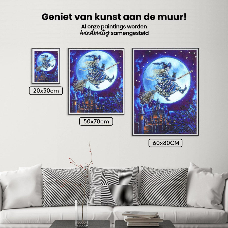 Diamond Painting Heks In Maanlicht - SEOS Shop ®