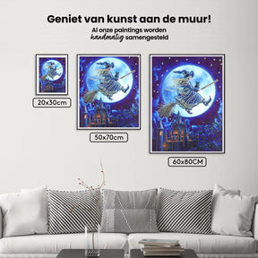 Diamond Painting Heks In Maanlicht - SEOS Shop ®