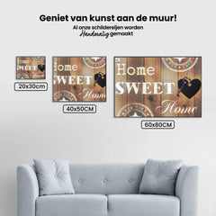 Diamond Painting Home Sweet Home Hout Look  – SEOS Shop ®