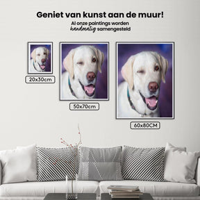 Diamond Painting Hond met knipoog - SEOS Shop ®