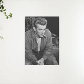 Diamond Painting James Dean zwart wit - SEOS Shop ®