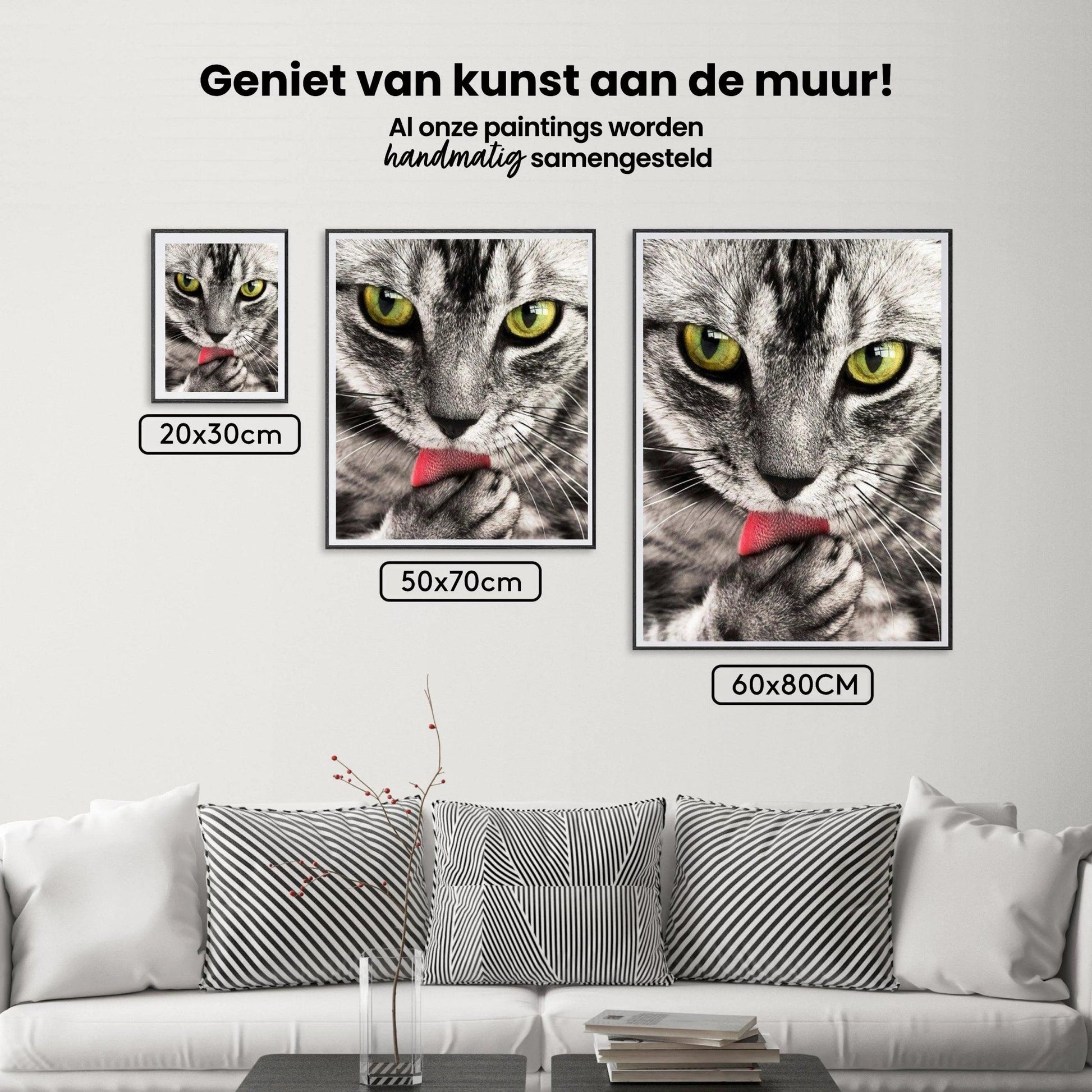 Diamond Painting Kat likt hand - SEOS Shop ®