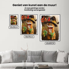 Diamond Painting Kat met hoed - SEOS Shop ®