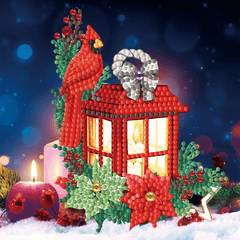Diamond painting kerstkaarten - set van 12 - inclusief enveloppen