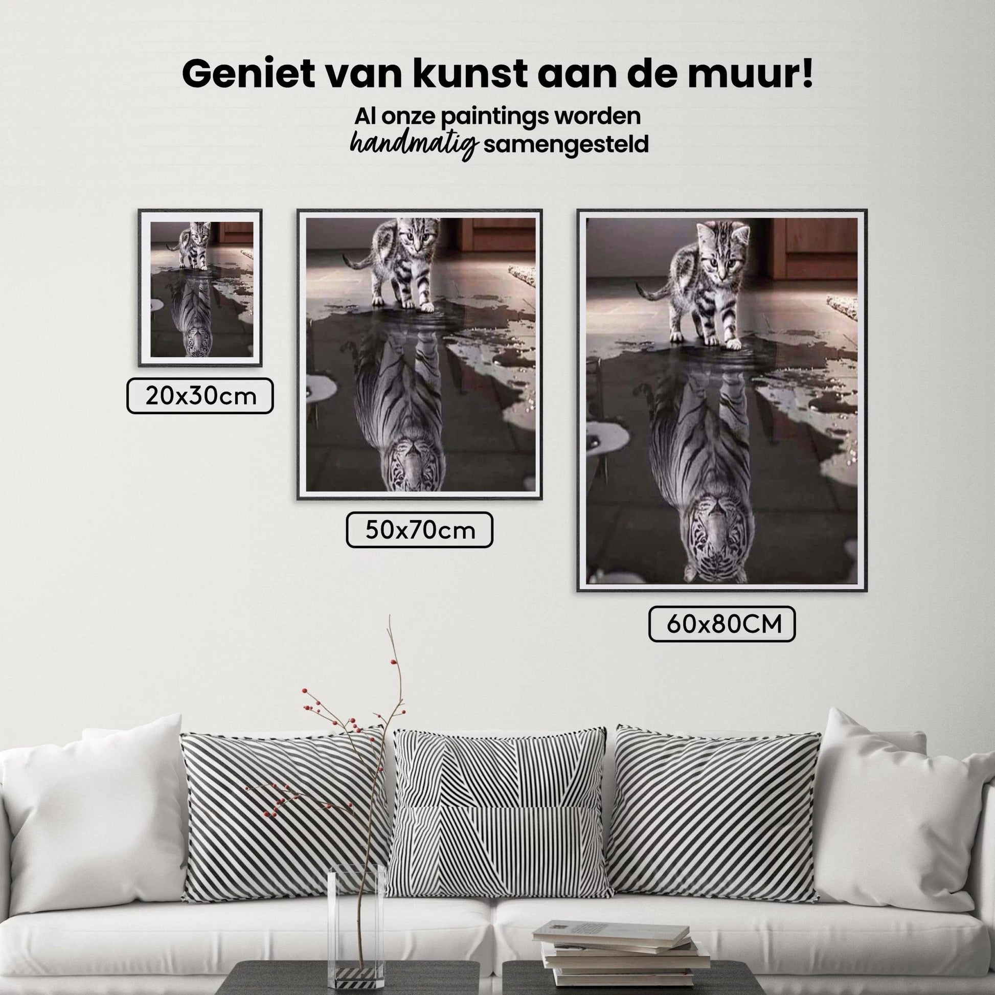 Diamond Painting Kitten naar Tijger  – SEOS Shop ®