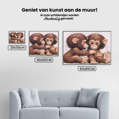 Diamond Painting Kleine Apen  – SEOS Shop ®