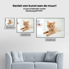 Diamond Painting Kleine kitten in een stoel - SEOS Shop ®