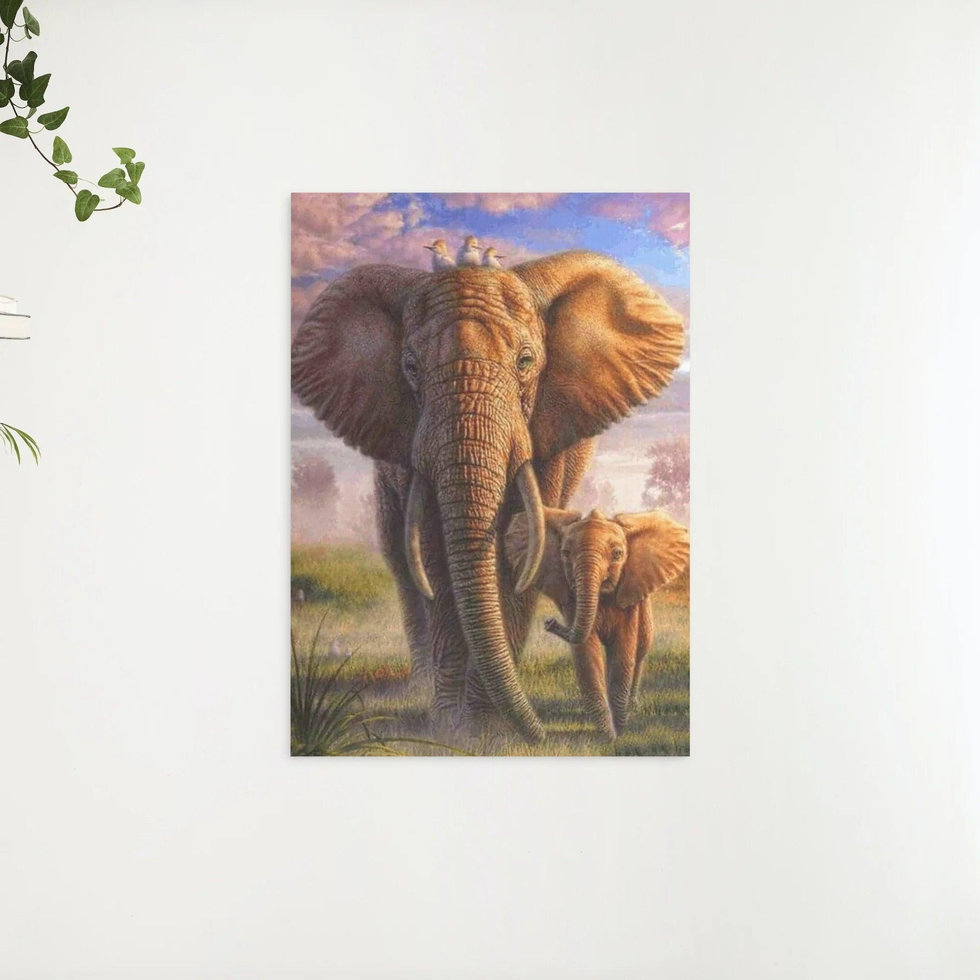 Diamond Painting Kleurrijke Safari Olifant - SEOS Shop ®