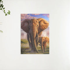 Diamond Painting Kleurrijke Safari Olifant - SEOS Shop ®