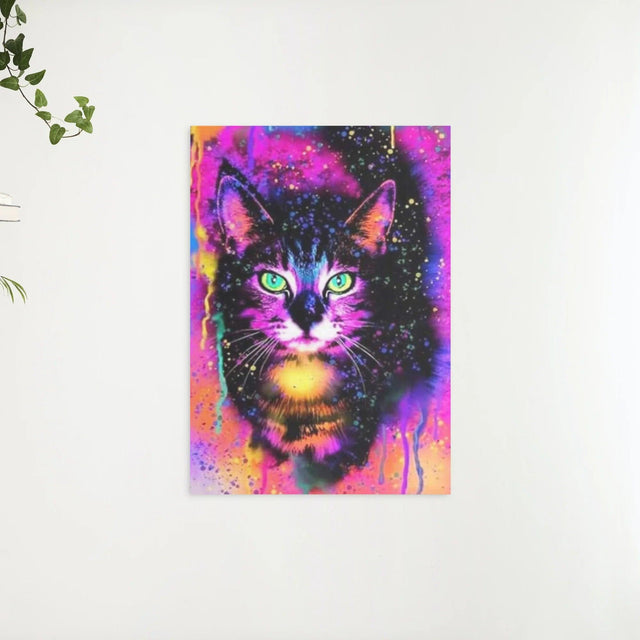 Diamond Painting Kleurrijke kat - SEOS Shop ®
