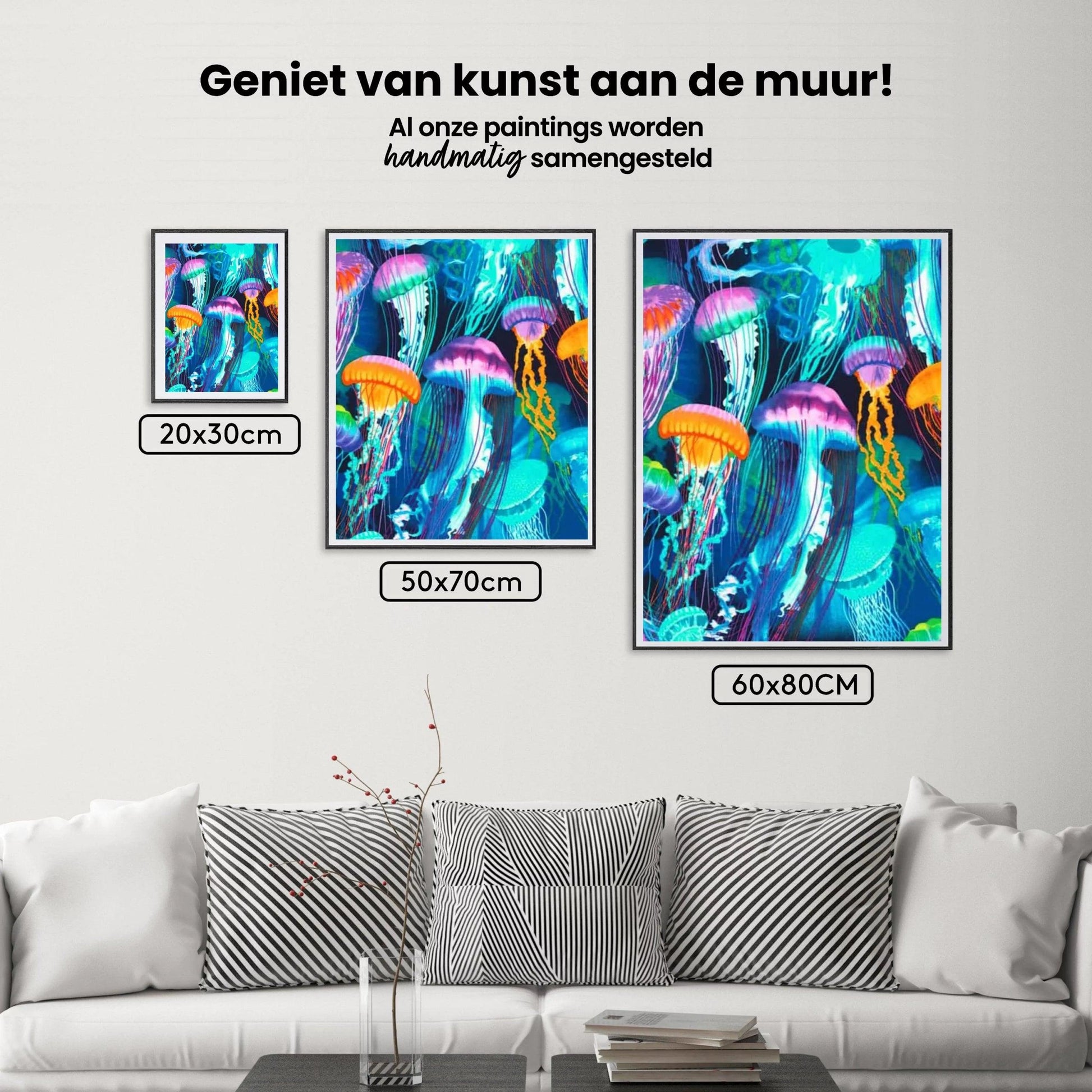 Diamond Painting Kleurrijke kwallen - SEOS Shop ®