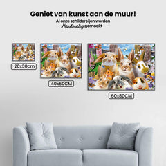 Diamond Painting Konijnen Familie - SEOS Shop ®