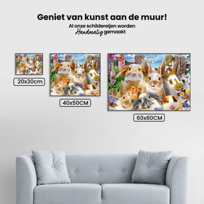 Diamond Painting Konijnen Familie - SEOS Shop ®