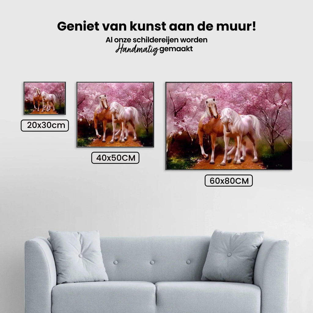 Diamond Painting Liefdevolle paarden - SEOS Shop ®