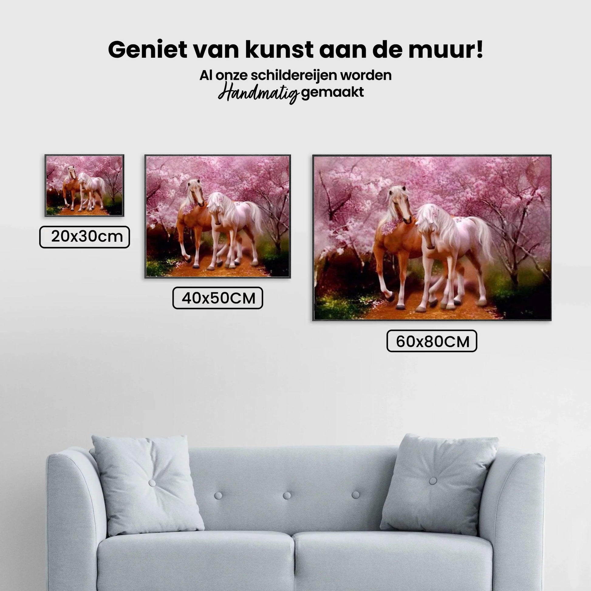 Diamond Painting Liefdevolle paarden - SEOS Shop ®