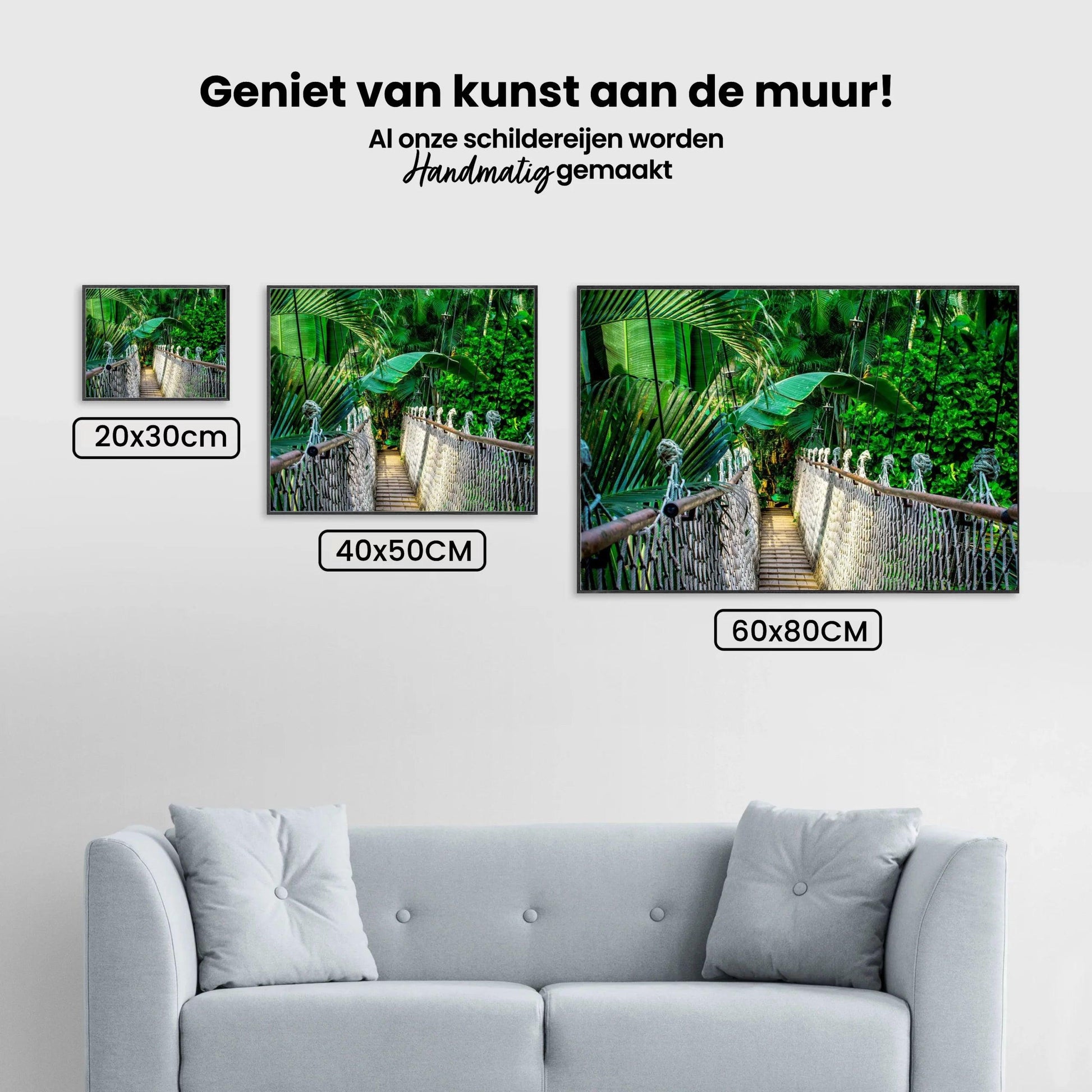 Diamond Painting Loopbrug in de Jungle – SEOS Shop ®
