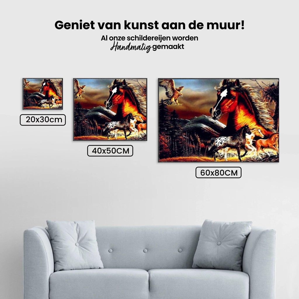 Diamond Painting Machtig paard - SEOS Shop ®