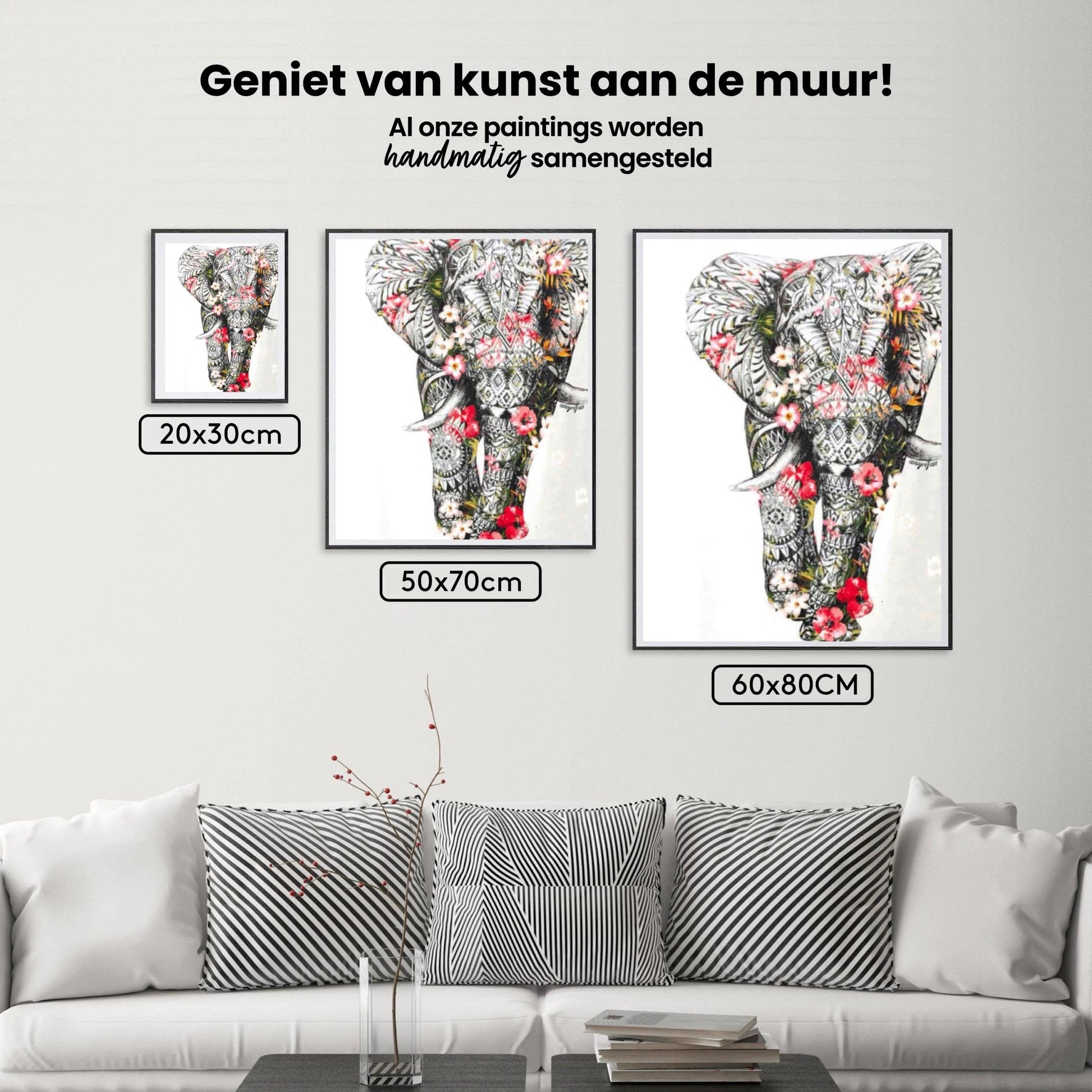 Diamond Painting Mandala Olifant - SEOS Shop ®