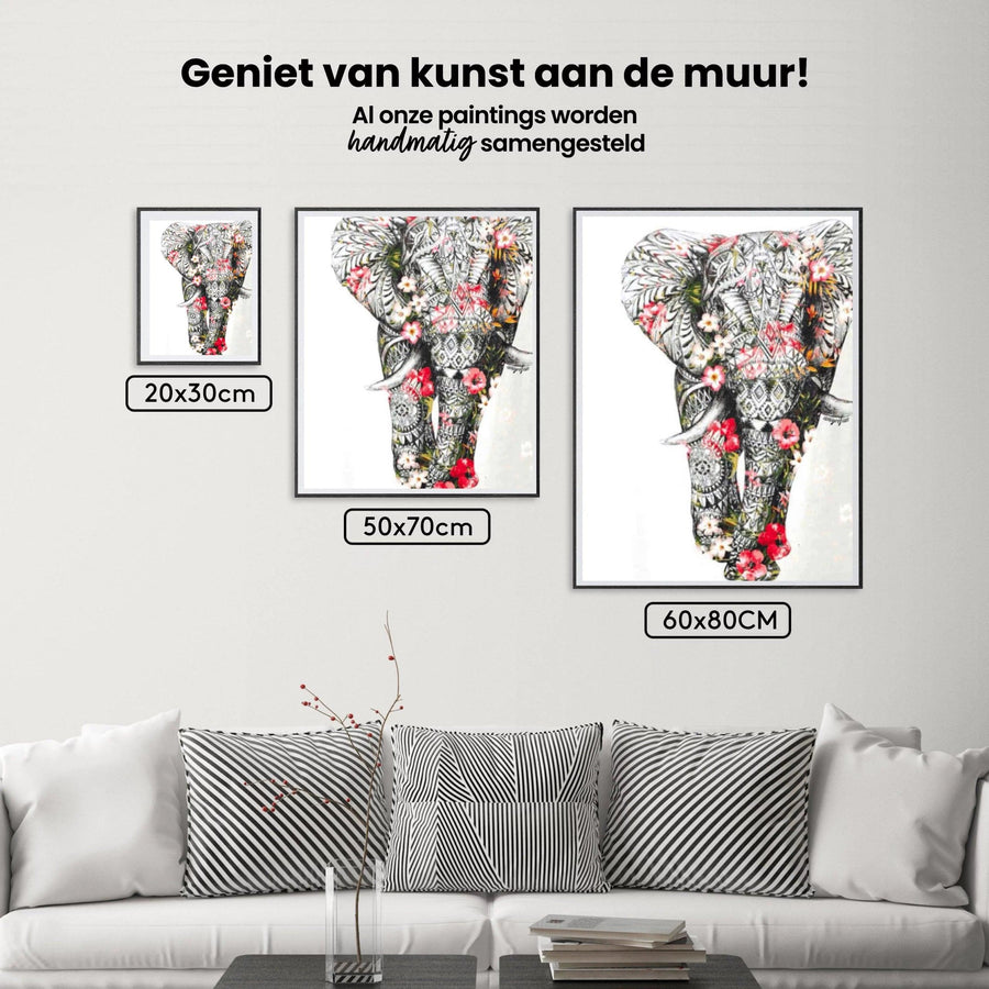Diamond Painting Mandala Olifant - SEOS Shop ®