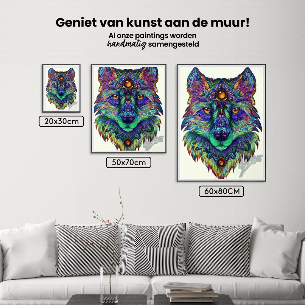 Diamond Painting Mandala Wolf – SEOS Shop ®