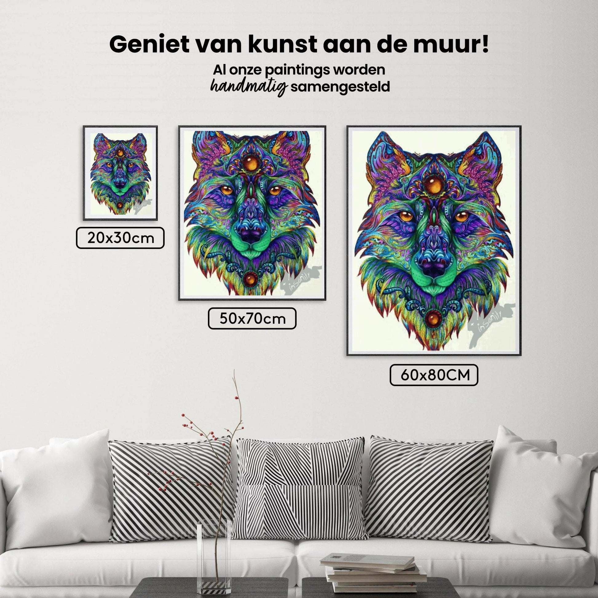 Diamond Painting Mandala Wolf – SEOS Shop ®