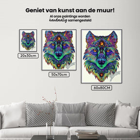 Diamond Painting Mandala Wolf – SEOS Shop ®