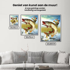 Diamond Painting Mannen vangen vis - SEOS Shop ®