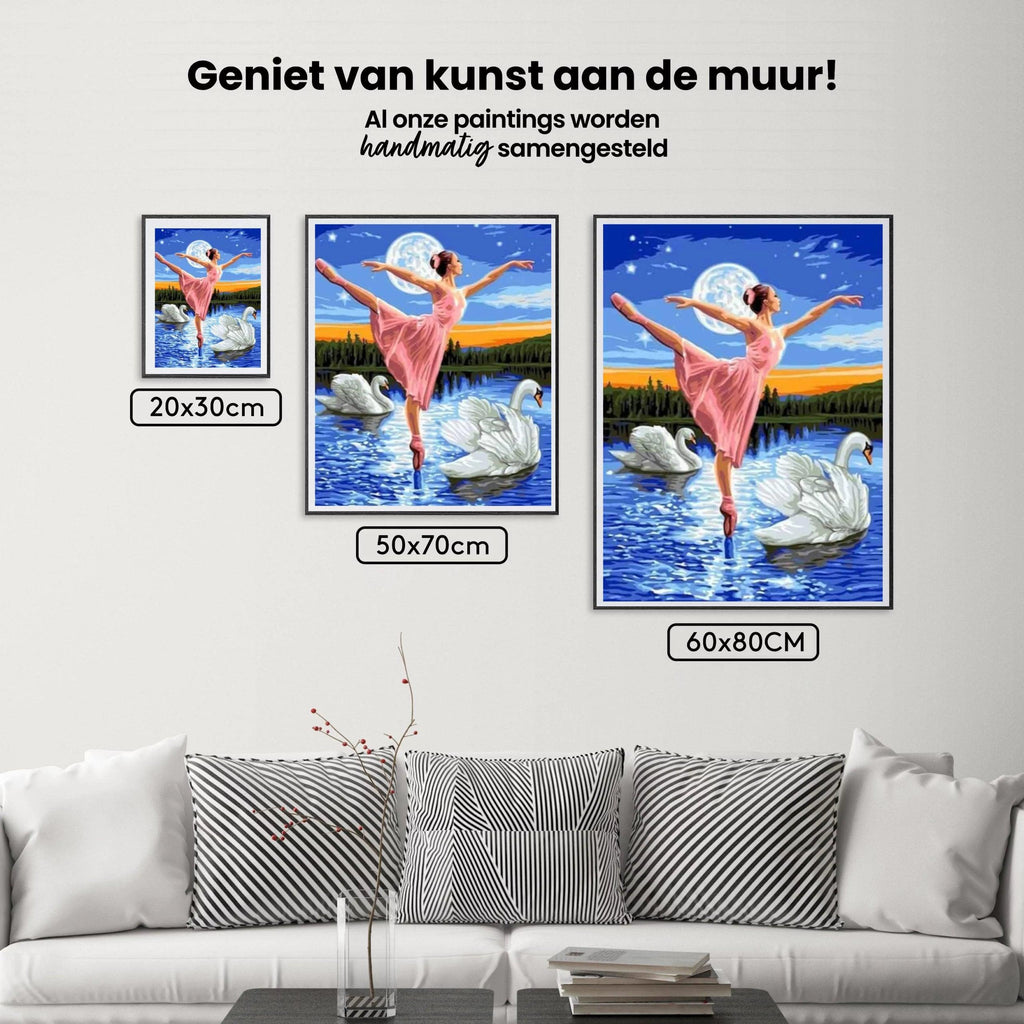 Diamond Painting Meisje danst op het water - SEOS Shop ®