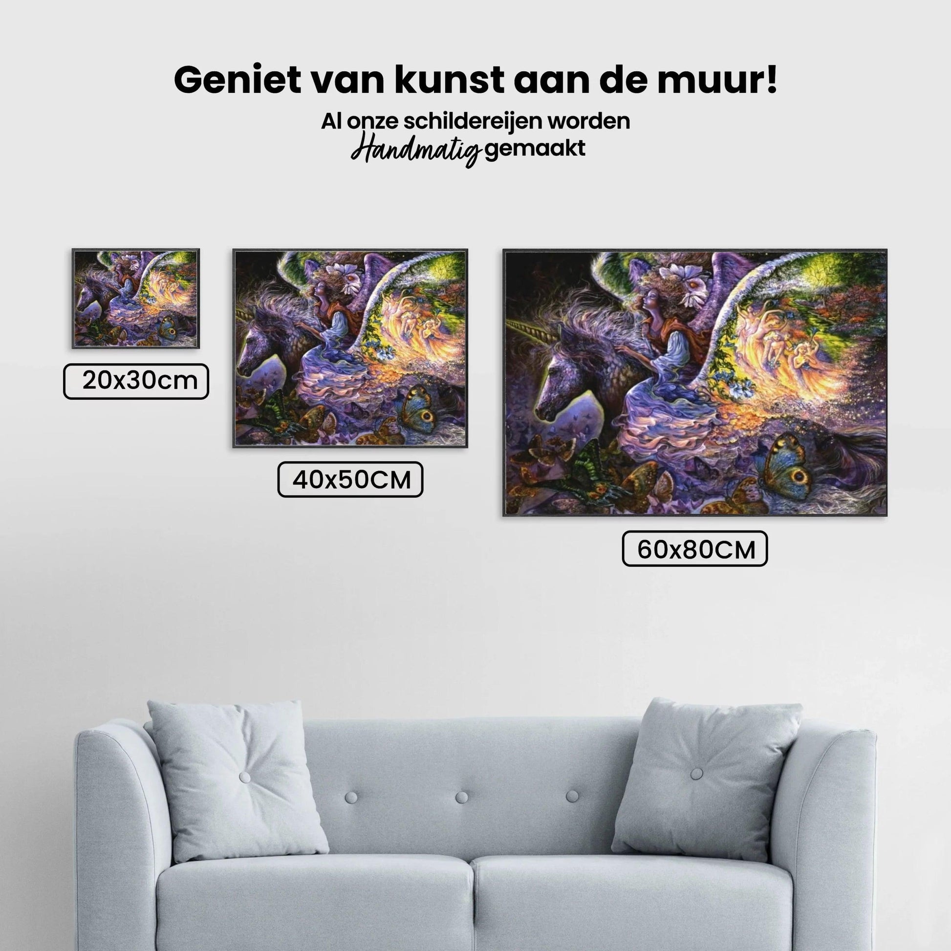 Diamond Painting Meisje in het fantasie paard - SEOS Shop ®