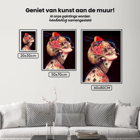 Diamond Painting Modern sexy rokend meisje - SEOS Shop ®
