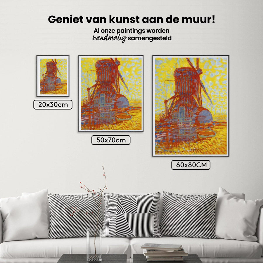 Diamond Painting Molen bij zonlicht - SEOS Shop ®