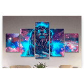 Diamond Painting Mysterieuze leeuw 5 luik - SEOS Shop ®