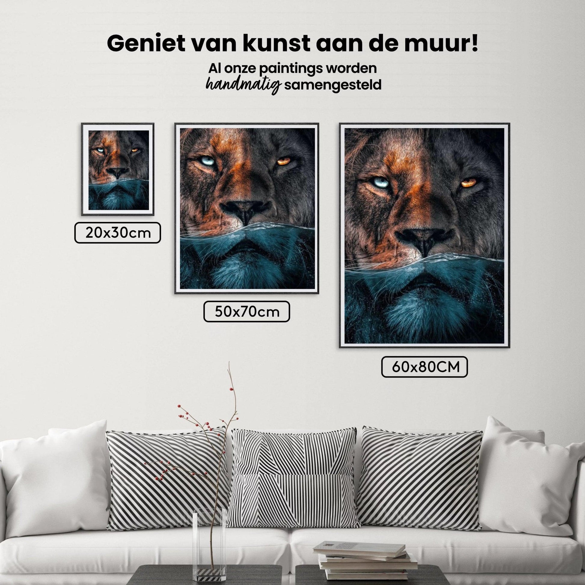 Diamond Painting Onderwater leeuw - SEOS Shop ®