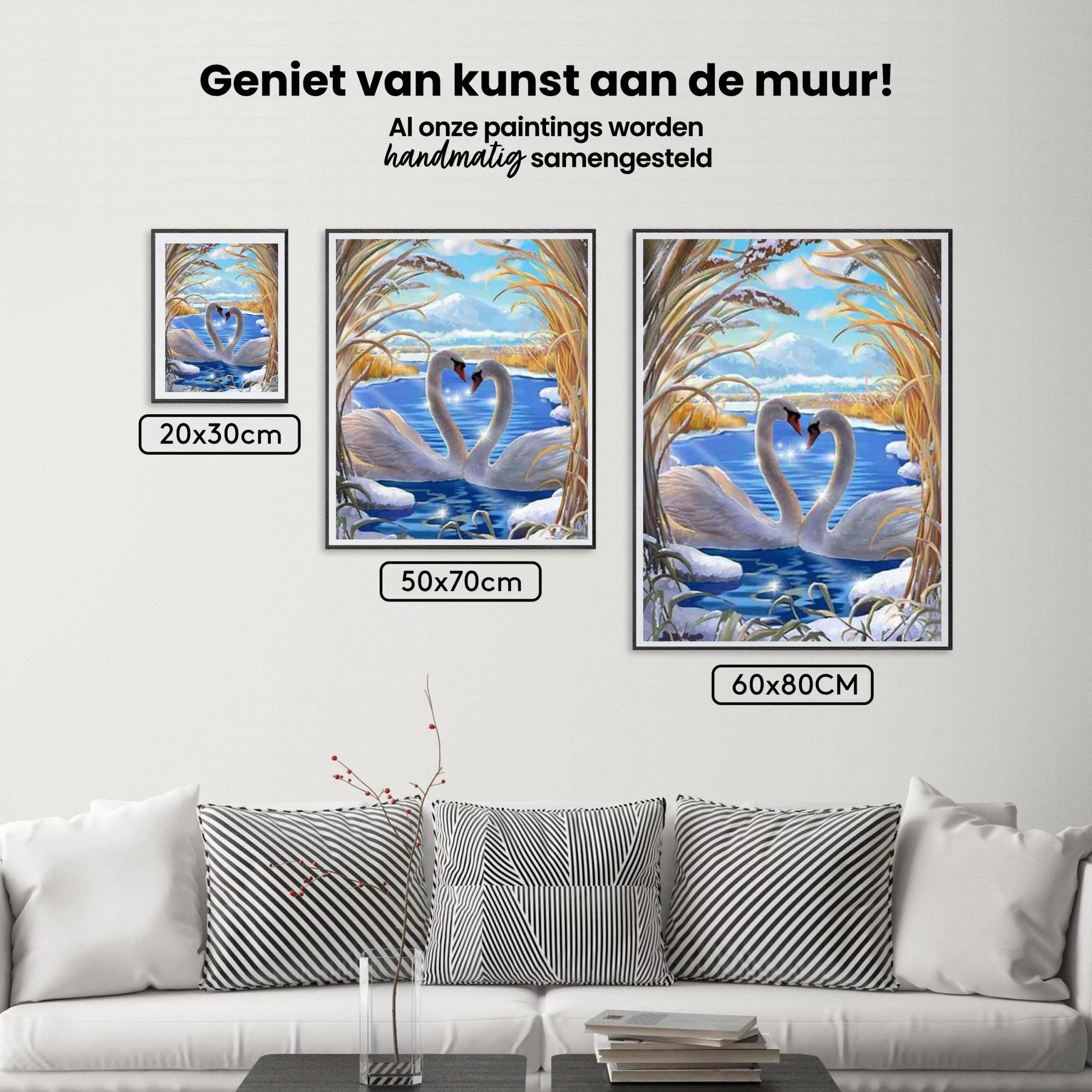 Diamond Painting Paar Zwanen - SEOS Shop ®