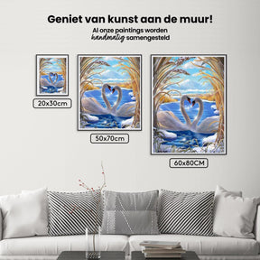 Diamond Painting Paar Zwanen - SEOS Shop ®