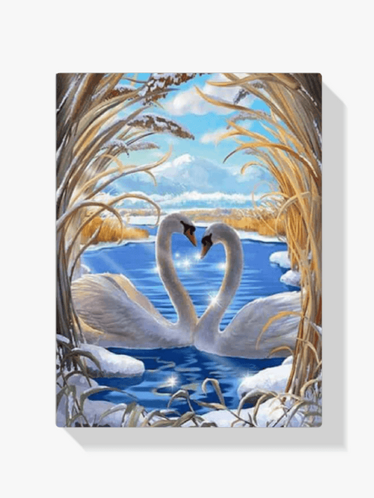 Diamond Painting Paar Zwanen - SEOS Shop ®