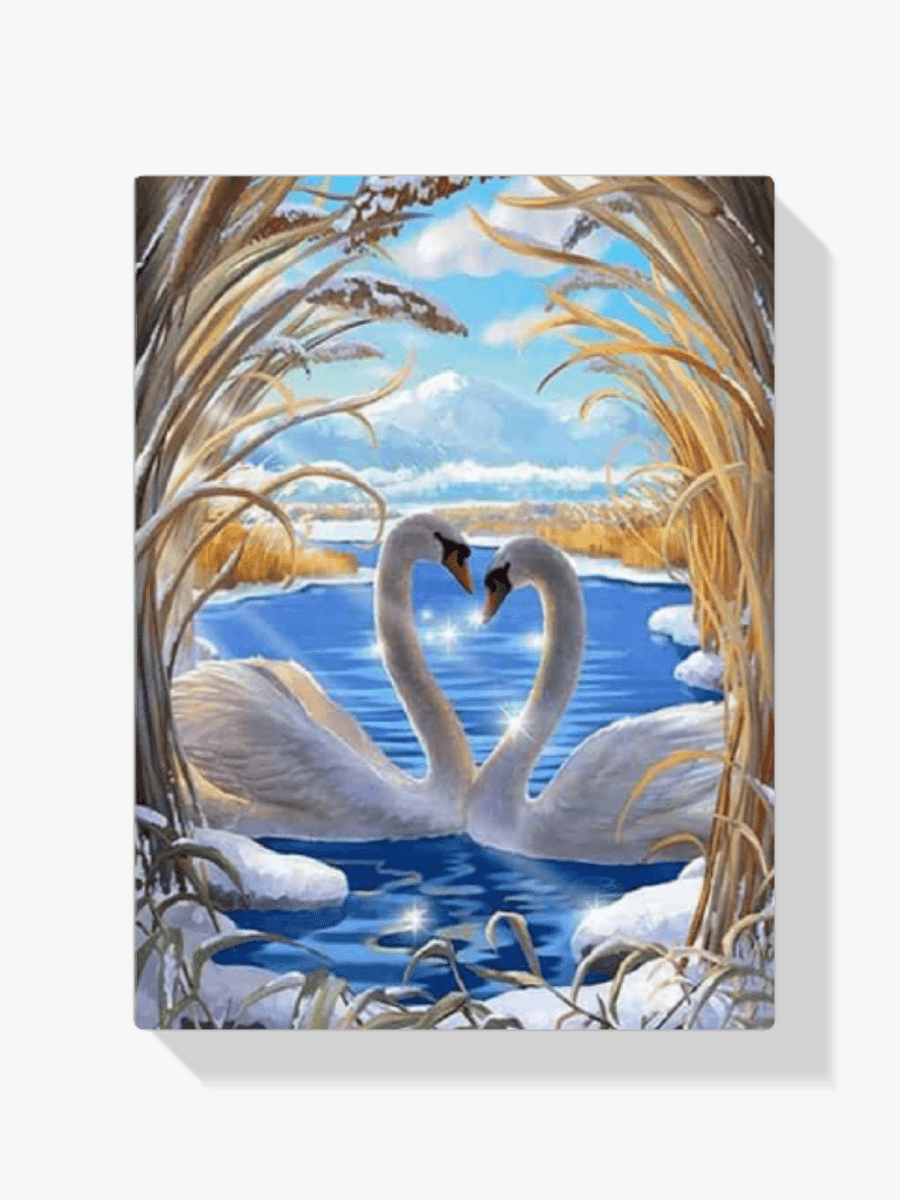 Diamond Painting Paar Zwanen - SEOS Shop ®