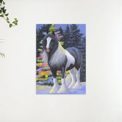 Diamond Painting Paard in de Sneeuw – volledig paardenontwerp