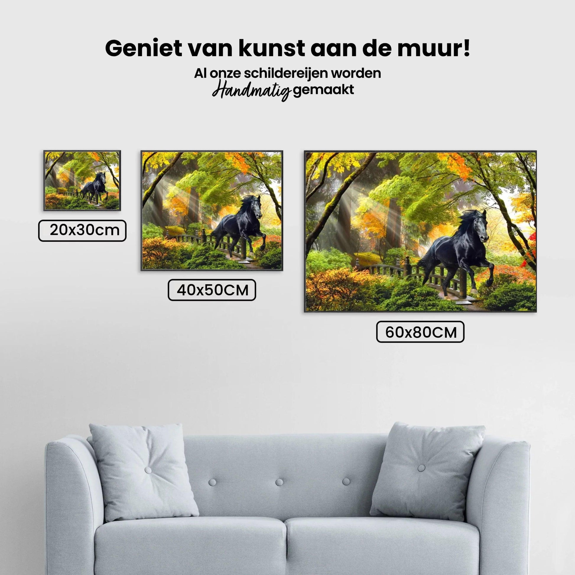 Diamond Painting Paard in het bos - SEOS Shop ®