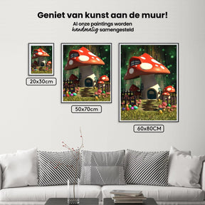 Diamond Painting Paddenstoelenhuis - SEOS Shop ®
